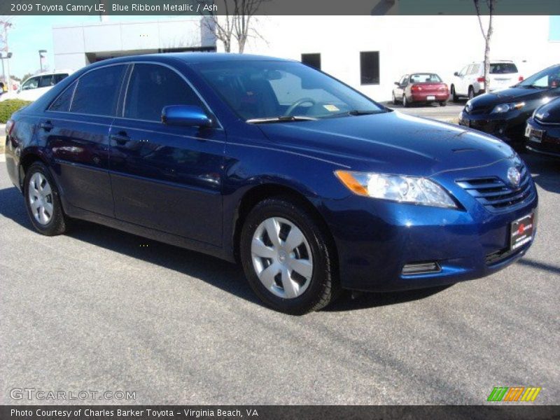 Blue Ribbon Metallic / Ash 2009 Toyota Camry LE
