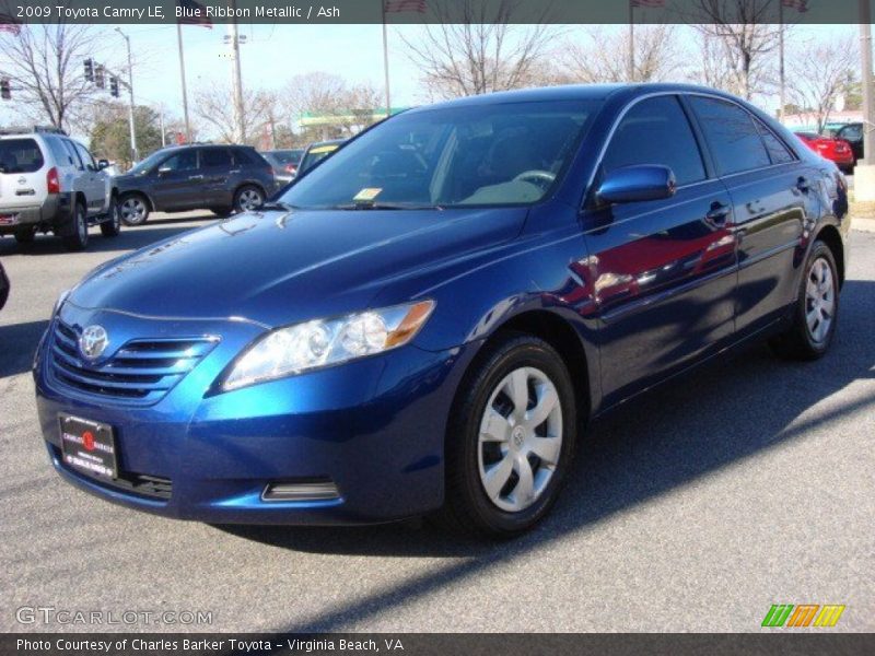 Blue Ribbon Metallic / Ash 2009 Toyota Camry LE