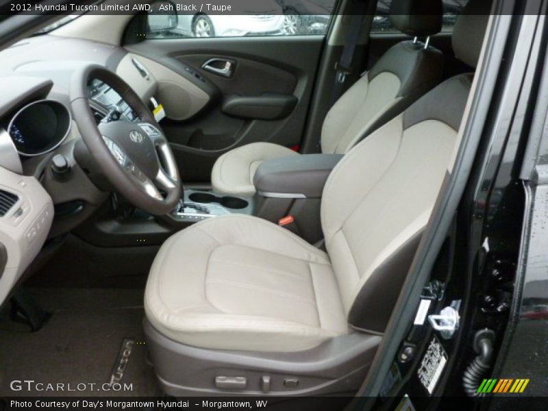Ash Black / Taupe 2012 Hyundai Tucson Limited AWD