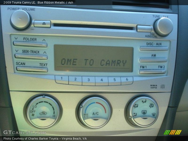 Blue Ribbon Metallic / Ash 2009 Toyota Camry LE