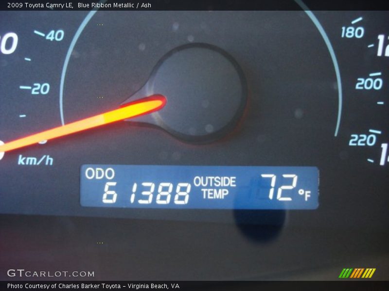 Blue Ribbon Metallic / Ash 2009 Toyota Camry LE