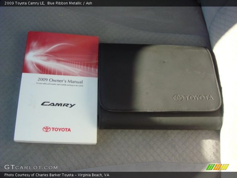 Blue Ribbon Metallic / Ash 2009 Toyota Camry LE