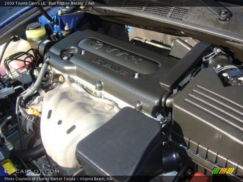 Blue Ribbon Metallic / Ash 2009 Toyota Camry LE