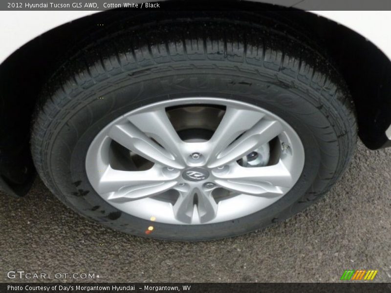 Cotton White / Black 2012 Hyundai Tucson GLS AWD