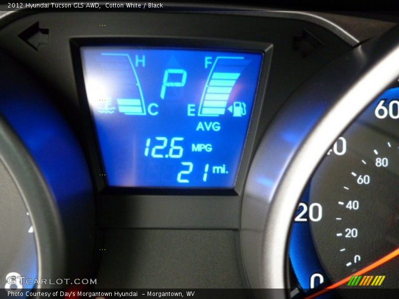Cotton White / Black 2012 Hyundai Tucson GLS AWD