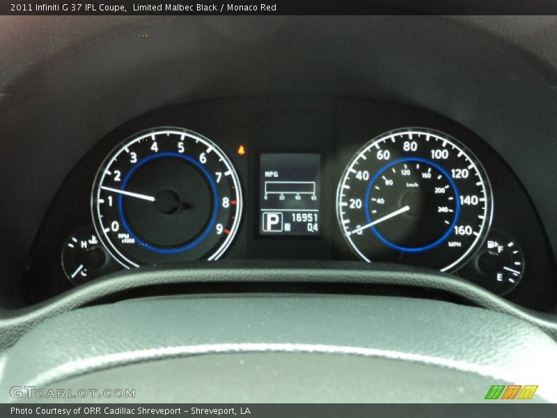  2011 G 37 IPL Coupe 37 IPL Coupe Gauges
