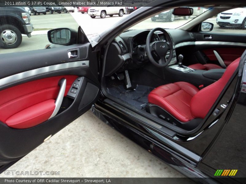  2011 G 37 IPL Coupe Monaco Red Interior