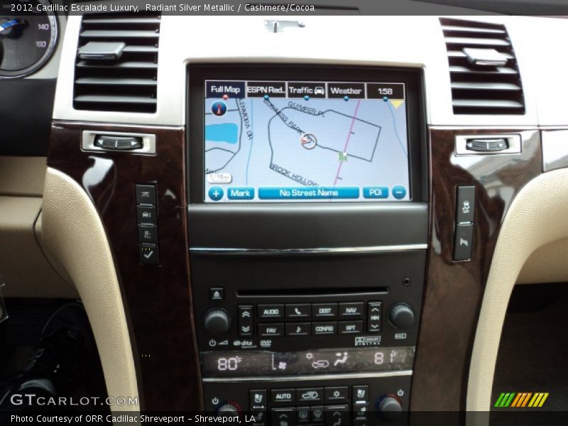 Radiant Silver Metallic / Cashmere/Cocoa 2012 Cadillac Escalade Luxury