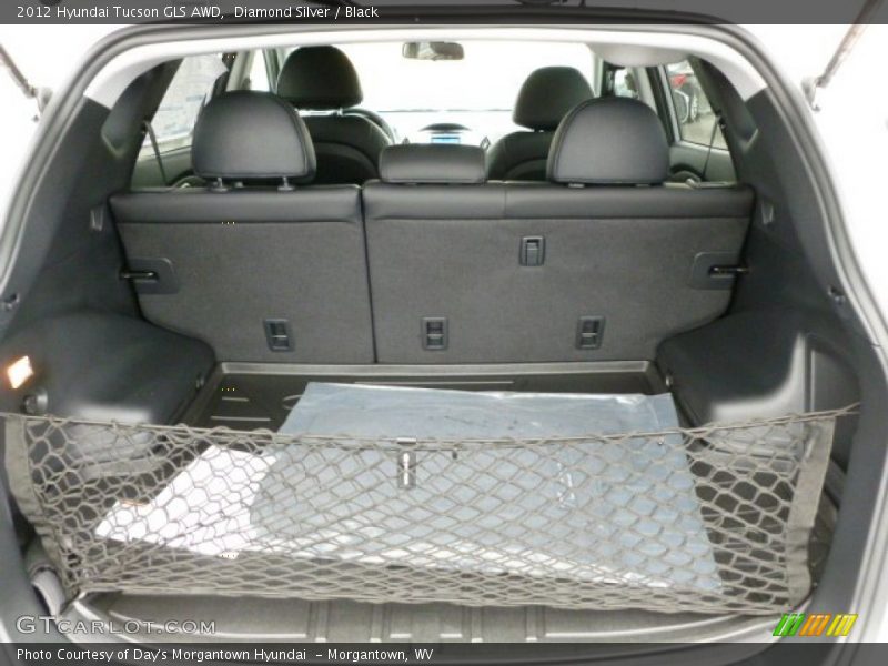 Diamond Silver / Black 2012 Hyundai Tucson GLS AWD
