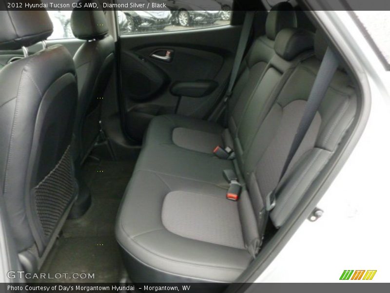 Diamond Silver / Black 2012 Hyundai Tucson GLS AWD