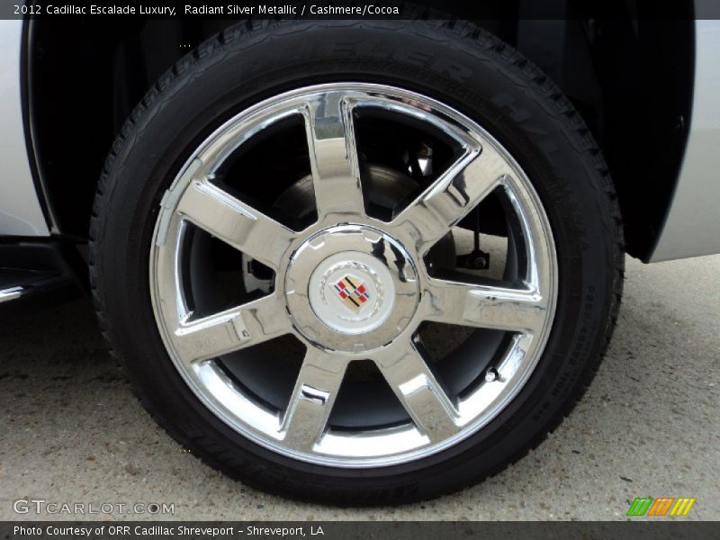 Radiant Silver Metallic / Cashmere/Cocoa 2012 Cadillac Escalade Luxury