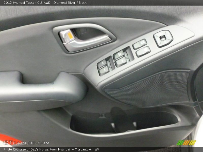 Diamond Silver / Black 2012 Hyundai Tucson GLS AWD