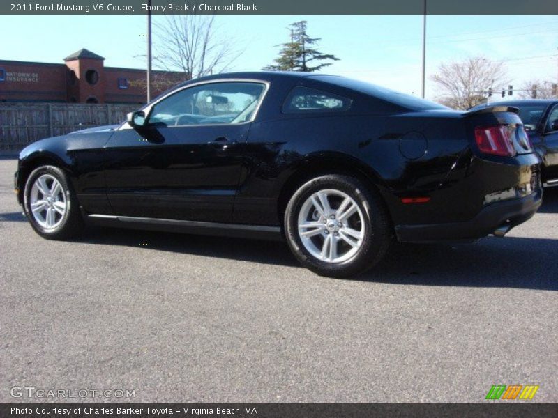 Ebony Black / Charcoal Black 2011 Ford Mustang V6 Coupe