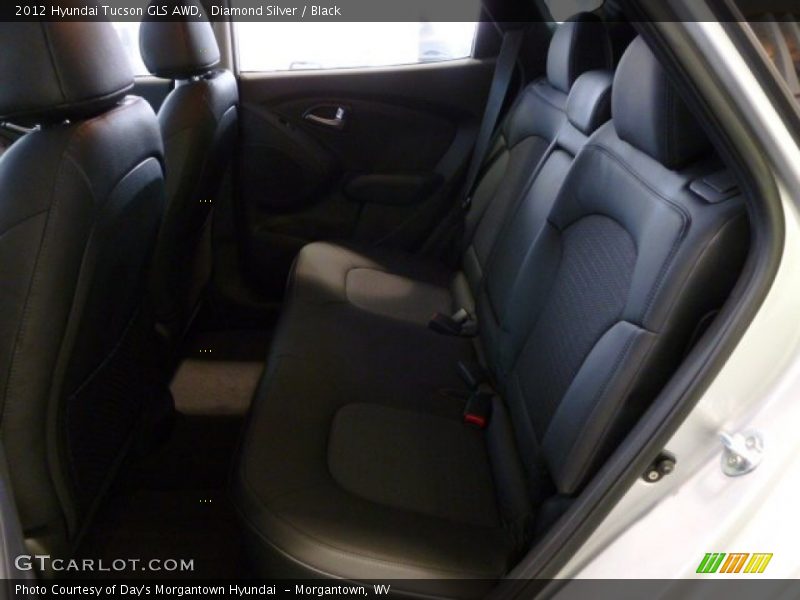 Diamond Silver / Black 2012 Hyundai Tucson GLS AWD