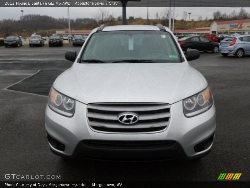 Moonstone Silver / Gray 2012 Hyundai Santa Fe GLS V6 AWD