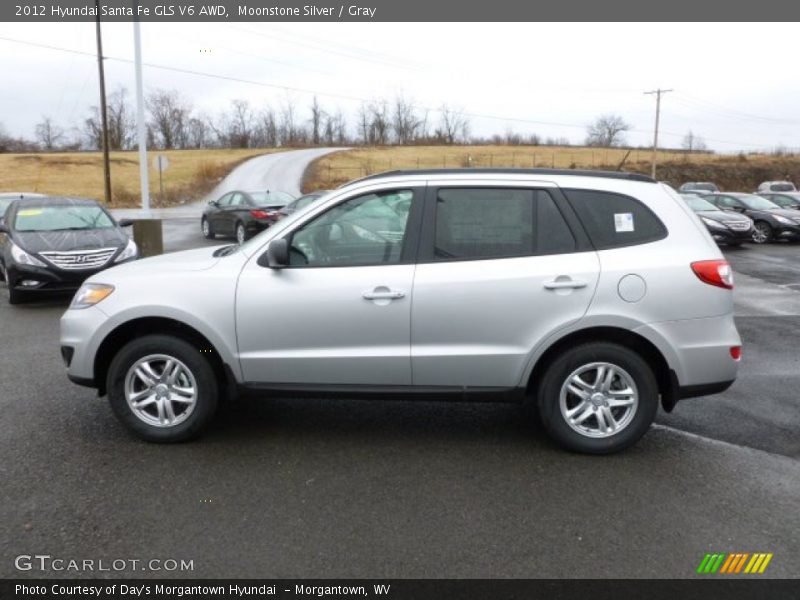  2012 Santa Fe GLS V6 AWD Moonstone Silver
