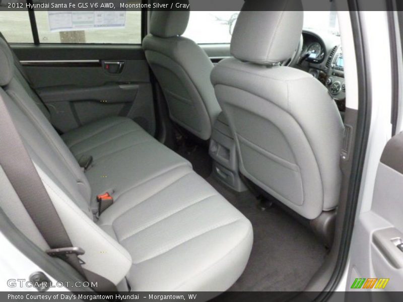  2012 Santa Fe GLS V6 AWD Gray Interior