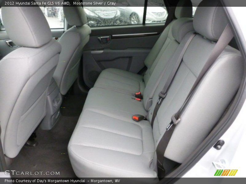  2012 Santa Fe GLS V6 AWD Gray Interior