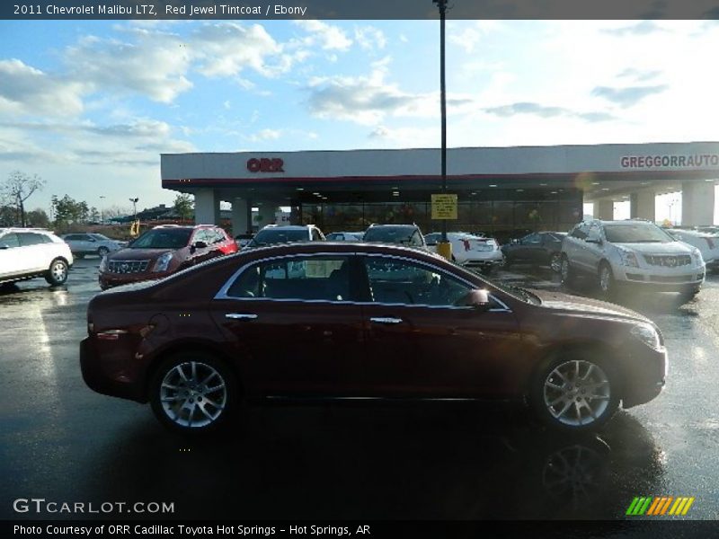 Red Jewel Tintcoat / Ebony 2011 Chevrolet Malibu LTZ