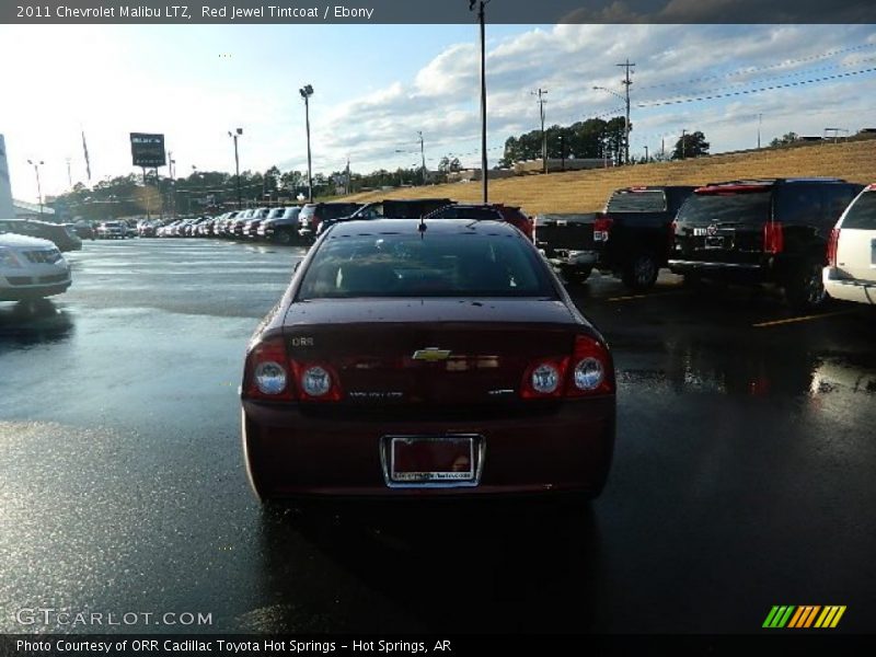 Red Jewel Tintcoat / Ebony 2011 Chevrolet Malibu LTZ