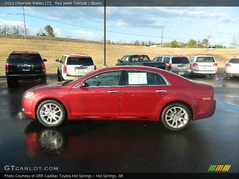 Red Jewel Tintcoat / Ebony 2011 Chevrolet Malibu LTZ