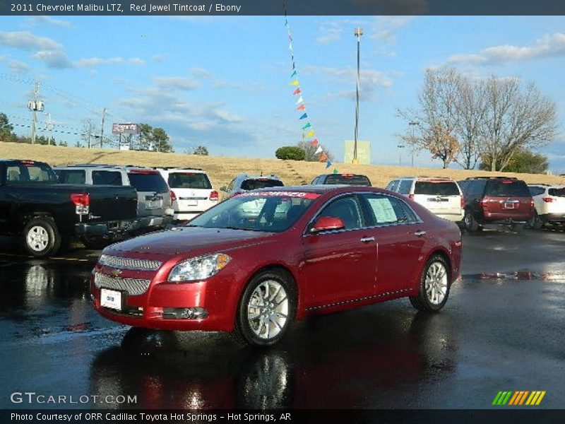 Red Jewel Tintcoat / Ebony 2011 Chevrolet Malibu LTZ