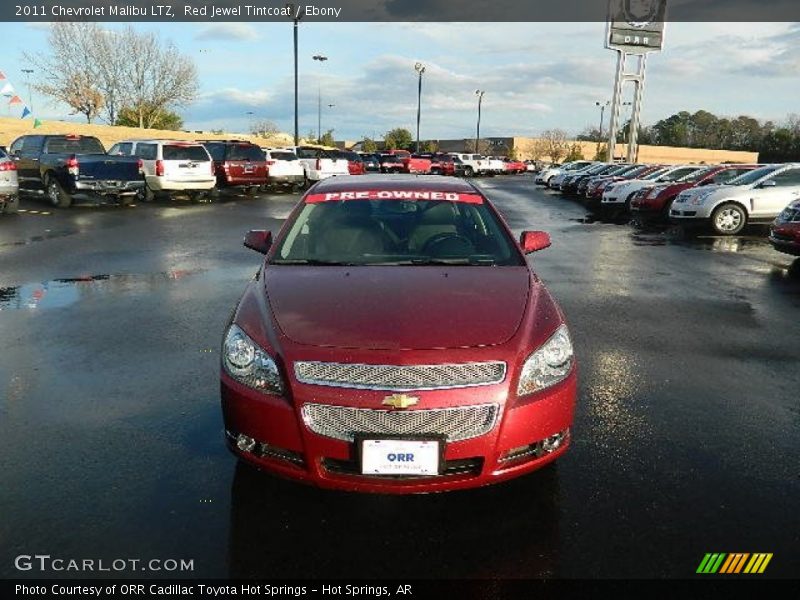 Red Jewel Tintcoat / Ebony 2011 Chevrolet Malibu LTZ