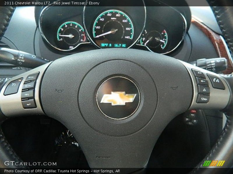 Red Jewel Tintcoat / Ebony 2011 Chevrolet Malibu LTZ