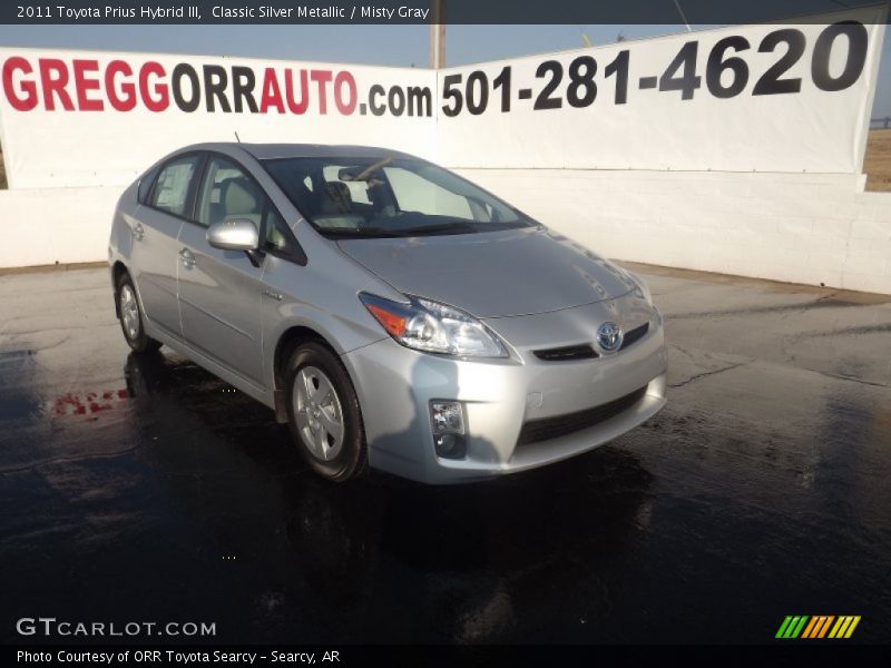 Classic Silver Metallic / Misty Gray 2011 Toyota Prius Hybrid III