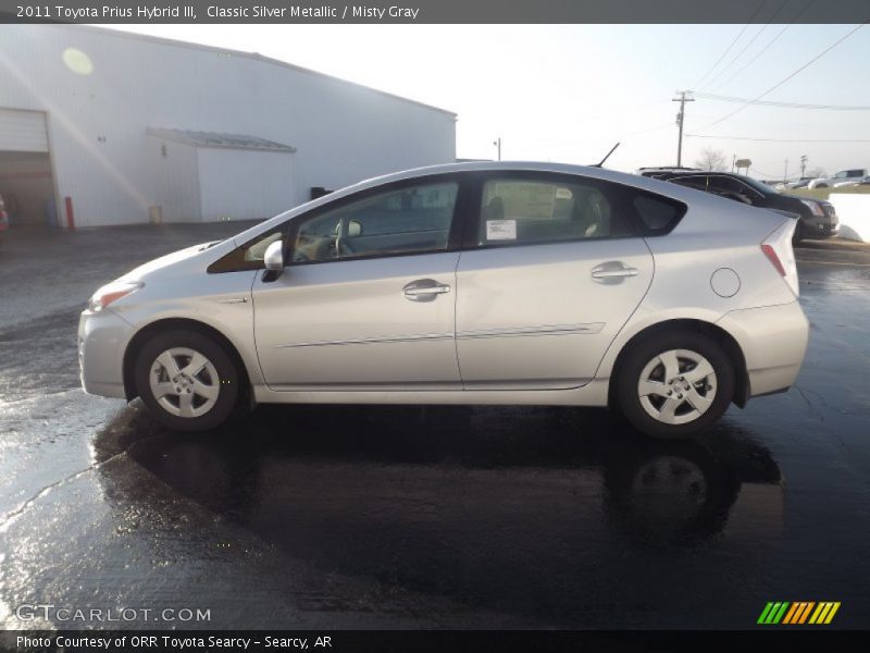 Classic Silver Metallic / Misty Gray 2011 Toyota Prius Hybrid III