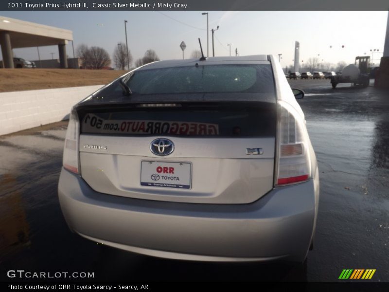 Classic Silver Metallic / Misty Gray 2011 Toyota Prius Hybrid III