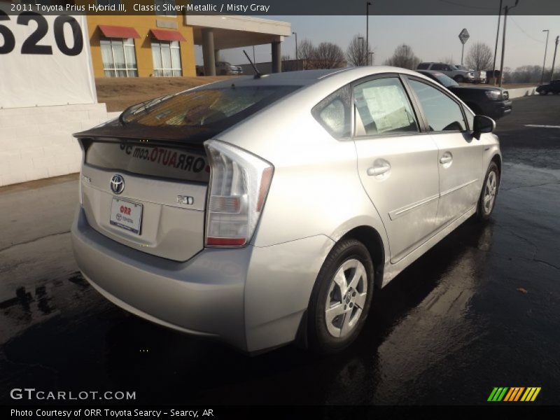 Classic Silver Metallic / Misty Gray 2011 Toyota Prius Hybrid III