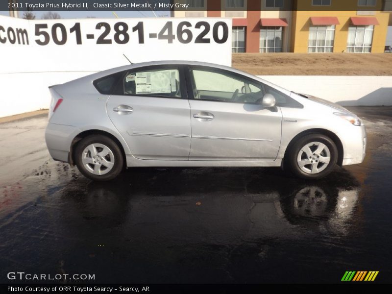 Classic Silver Metallic / Misty Gray 2011 Toyota Prius Hybrid III