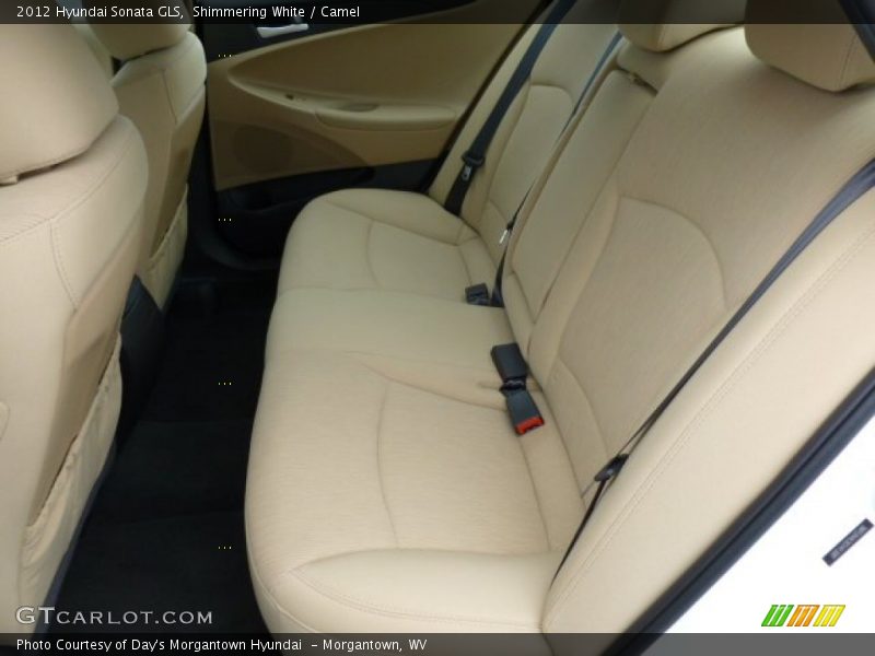 Shimmering White / Camel 2012 Hyundai Sonata GLS