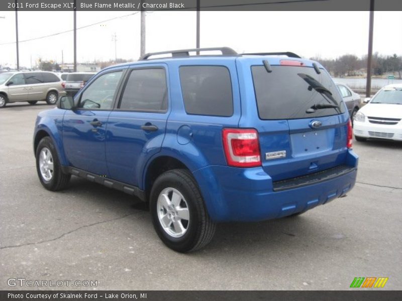Blue Flame Metallic / Charcoal Black 2011 Ford Escape XLT