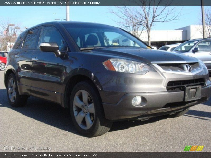 Grigio Metallic / Ebony 2009 Acura RDX SH-AWD Technology