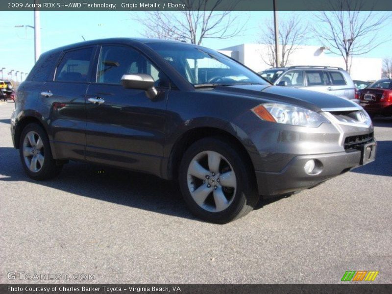 Grigio Metallic / Ebony 2009 Acura RDX SH-AWD Technology