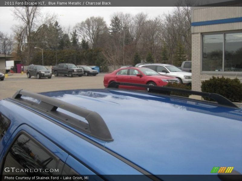 Blue Flame Metallic / Charcoal Black 2011 Ford Escape XLT