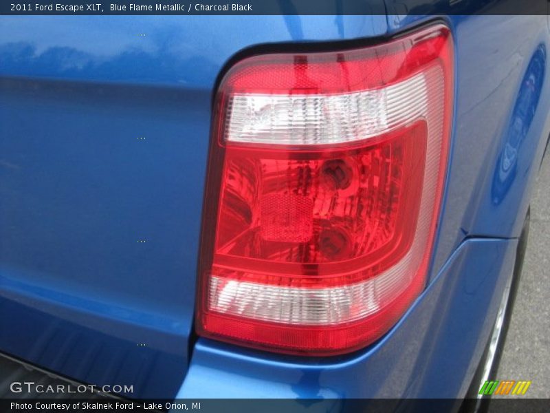 Blue Flame Metallic / Charcoal Black 2011 Ford Escape XLT