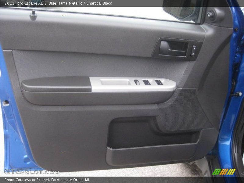 Blue Flame Metallic / Charcoal Black 2011 Ford Escape XLT