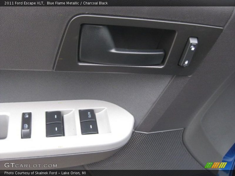 Blue Flame Metallic / Charcoal Black 2011 Ford Escape XLT