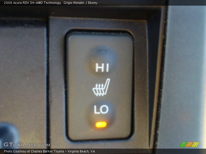 Grigio Metallic / Ebony 2009 Acura RDX SH-AWD Technology