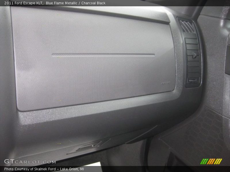 Blue Flame Metallic / Charcoal Black 2011 Ford Escape XLT