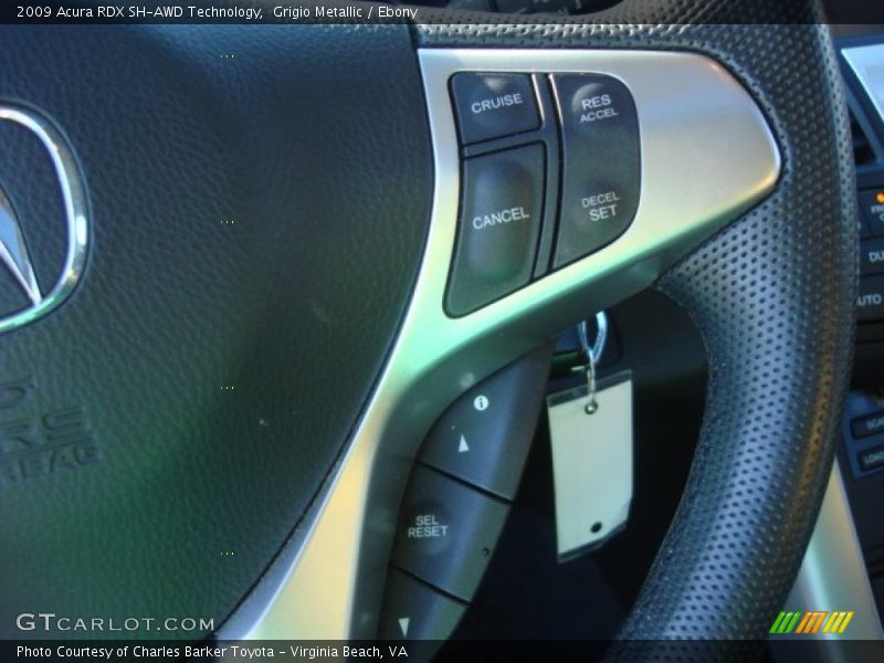 Grigio Metallic / Ebony 2009 Acura RDX SH-AWD Technology