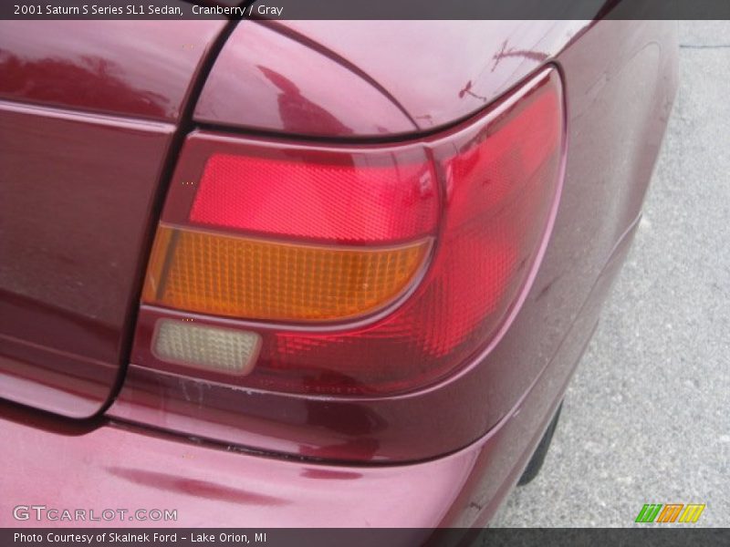 Cranberry / Gray 2001 Saturn S Series SL1 Sedan