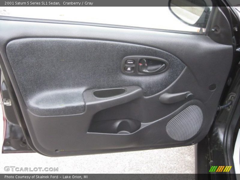 Cranberry / Gray 2001 Saturn S Series SL1 Sedan