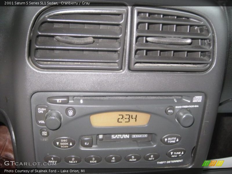Cranberry / Gray 2001 Saturn S Series SL1 Sedan