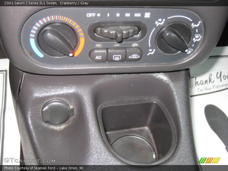 Cranberry / Gray 2001 Saturn S Series SL1 Sedan