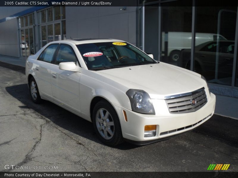 White Diamond / Light Gray/Ebony 2005 Cadillac CTS Sedan