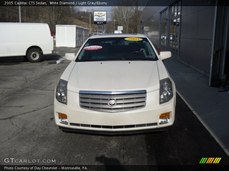 White Diamond / Light Gray/Ebony 2005 Cadillac CTS Sedan